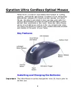 Preview for 4 page of Gyration Ultra Cordless Optical Mouse User Manual