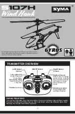 Gyros SYMA S107H Wind Hawk Manual preview