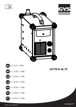 Предварительный просмотр 1 страницы GYS 013629 Manual