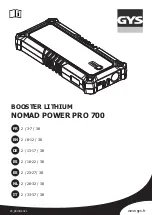 Предварительный просмотр 1 страницы GYS 027510 Manual