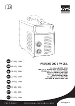 GYS 030862 User Manual preview