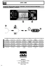 Предварительный просмотр 24 страницы GYS ARTIC 4000 Quick Start Manual