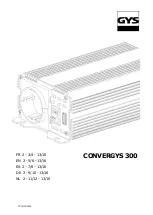 Предварительный просмотр 1 страницы GYS CONVERGYS 150W Manual