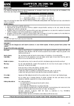 Preview for 6 page of GYS Cutter Inverter 20 Manual