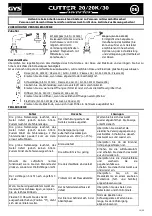 Preview for 10 page of GYS Cutter Inverter 20 Manual