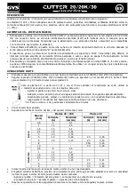 Preview for 11 page of GYS Cutter Inverter 20 Manual