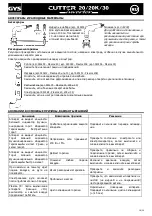 Предварительный просмотр 16 страницы GYS Cutter Inverter 20 Manual