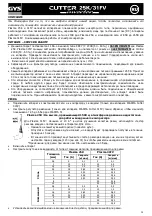 Preview for 14 page of GYS Cutter Inverter 25K Manual