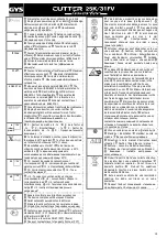 Preview for 19 page of GYS Cutter Inverter 25K Manual