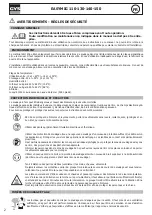 Preview for 2 page of GYS EASYMIG 110 User Manual