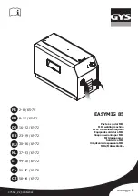 Preview for 1 page of GYS EASYMIG 85 Manual