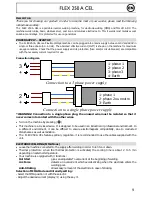 Предварительный просмотр 9 страницы GYS FLEX 250 A CEL Manual