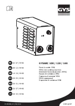 GYS GYSARC 100 Manual preview