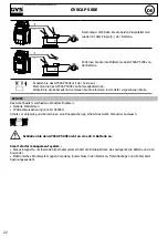 Предварительный просмотр 22 страницы GYS GYSCAP 500 E Manual