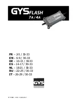 GYS GYSflash 4A Manual preview