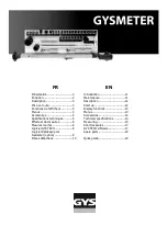 GYS GYSMETER 052093 Manual preview