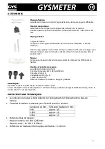 Preview for 5 page of GYS GYSMETER 052093 Manual