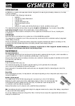 Предварительный просмотр 11 страницы GYS GYSMETER 052093 Manual