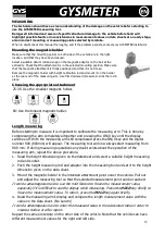 Preview for 15 page of GYS GYSMETER 052093 Manual