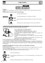 Предварительный просмотр 42 страницы GYS Gysmi E200 FV Manual