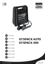 Preview for 1 page of GYS GYSpack 400 Manual