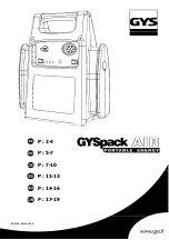 GYS GYSPACK AIR Manual preview