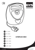 GYS GYSPACK OBD Manual preview