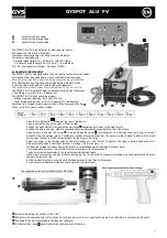 Предварительный просмотр 7 страницы GYS GYSPOT ALU FV Manual