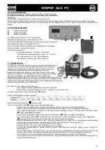 Предварительный просмотр 10 страницы GYS GYSPOT ALU FV Manual