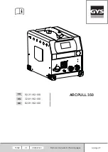 GYS GYSPOT ARCPULL 350 Operating Manual preview