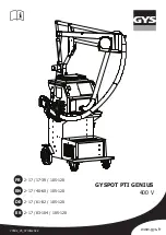 GYS GYSPOT PTI GENIUS Instruction Manual предпросмотр