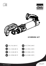 GYS GYSPRESS 10T User Manual preview