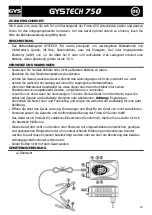 Preview for 15 page of GYS GYSTECH 750 Manual