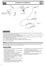 Предварительный просмотр 14 страницы GYS HYDRAULIC CYLINDER KIT 10T Manual