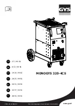 GYS MONOGYS 320-4CS Manual preview