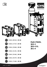 Предварительный просмотр 1 страницы GYS Multi PEARL 200-2 Manual