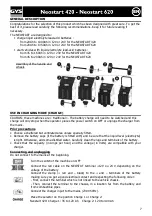 Предварительный просмотр 7 страницы GYS NEOSTART 420 Manual