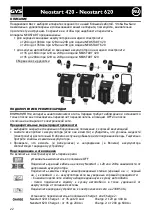 Предварительный просмотр 22 страницы GYS NEOSTART 420 Manual