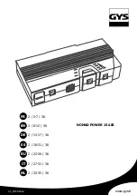 Preview for 1 page of GYS NOMAD POWER 15 AIR Manual