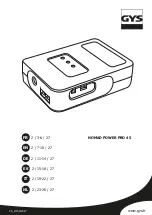 Preview for 1 page of GYS NOMAD POWER PRO 45 Manual