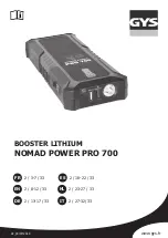 Preview for 1 page of GYS NOMAD POWER PRO 700 Manual