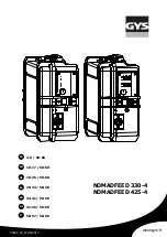 GYS NOMADFEED 330-4 Manual предпросмотр