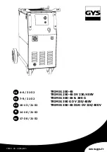 GYS PROMIG 350 G DV Manual preview