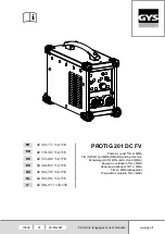 GYS PROTIG 201 DC FV Translation Of The Original Instructions предпросмотр