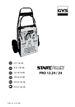 GYS STARTPACK PRO 12.24 Manual preview