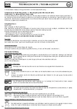 Preview for 30 page of GYS TIG 200 AC/DC HF FV Manual