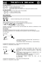 Предварительный просмотр 19 страницы GYS TIG 207FV Manual