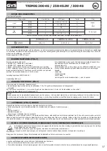 Предварительный просмотр 37 страницы GYS Trimig 200-4S Manual