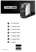 Preview for 1 page of GYS TRIMIG 205-4S Manual