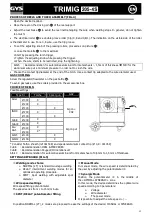 Preview for 11 page of GYS TRIMIG 205-4S Manual